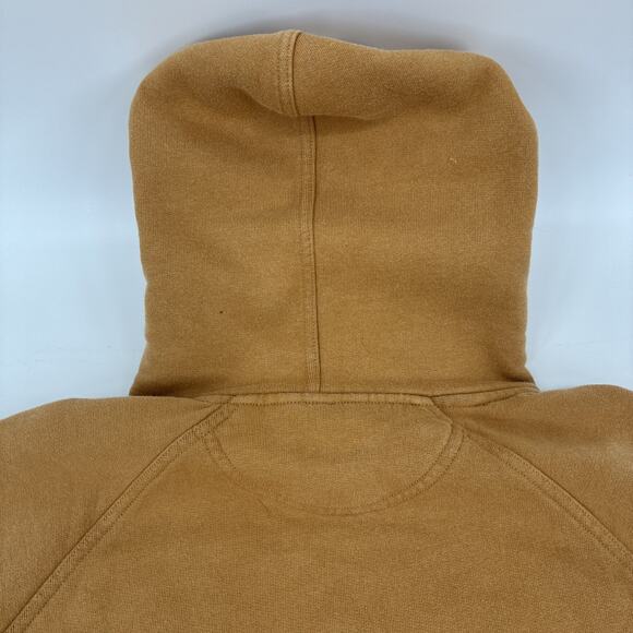 LL BEAN Sweatshirt Men Medium Brown Hoodie Pullover Patch Outdoors Hiking NWT - Picture 11 of 15